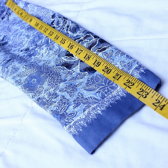 Coldwater Creek Twill Beaded Tops Button Down Long Sleeves, Size Petite Large - Picture 8 of 10